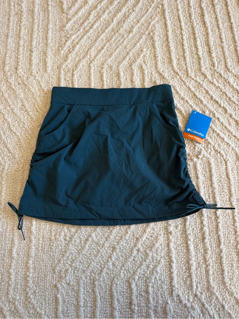 Columbia Women's Teal Active Skort with Drawstring Hem